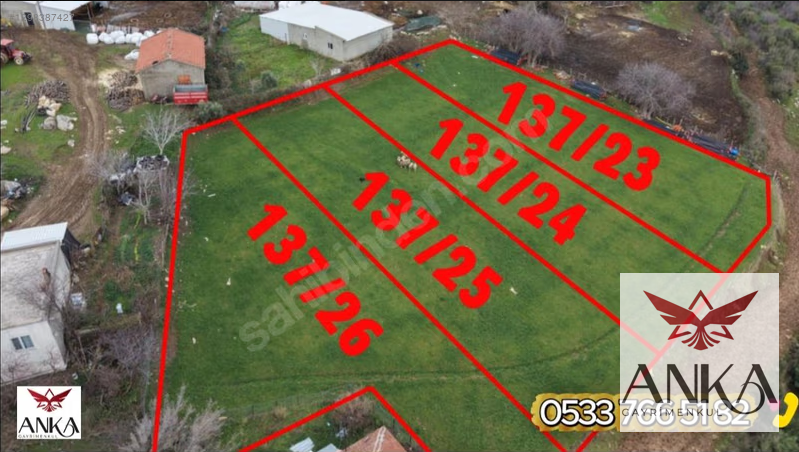 ANKA'DAN Bandırma Dedeoba 779 M2 Müstakil Tapu Villa İmarlı Arsa — Fotoğraf 8